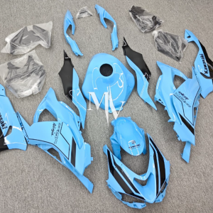Kawasaki ZX6R 2024-2026 Soft Blue ABS Fairings | Motovation Frgs