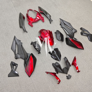 Kawasaki Z250 2018-2024 Red ABS Fairings | Motovation Frgs
