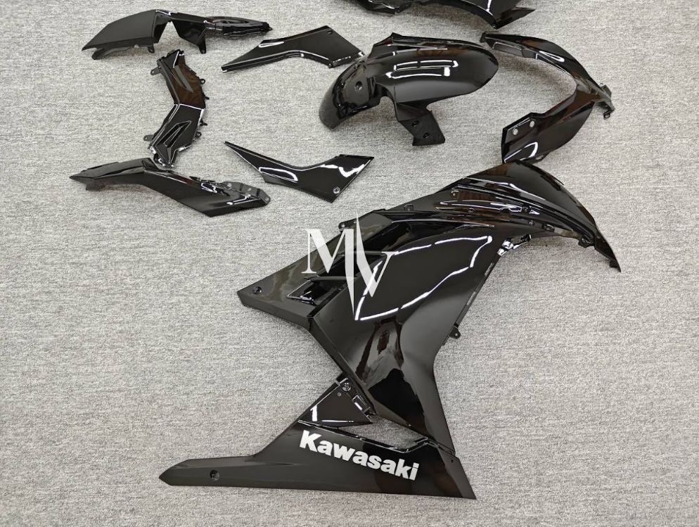 Kawasaki NINJA 250 2013-2017 Black ABS Fairings | Motovation Frgs - Image 2