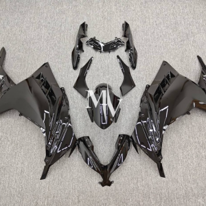 Kawasaki NINJA 250 2013-2017 Black ABS Fairings | Motovation Frgs