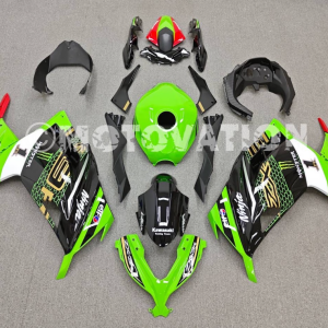 Kawasaki NINJA 250 2013-2017 Green ABS Fairings | Motovation Frgs