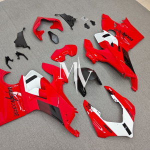 Ducati Panigale V4S Red ABS Fairings | Motovation Frgs