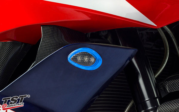 TST LED HALO-1 Flushmount Turn Signals for Honda CBR600RR 2007-2012 - Image 7