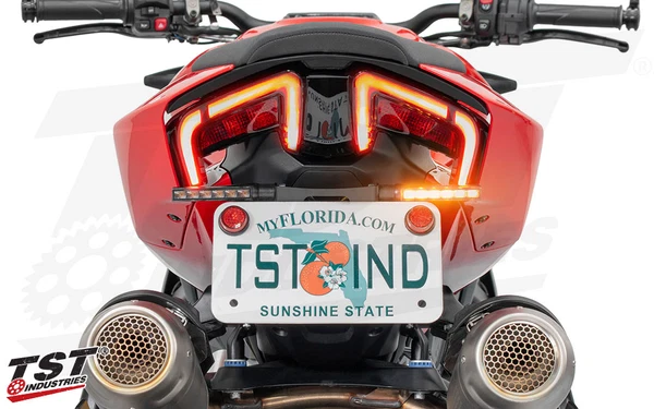 TST Top Mount LED Turn Signal Kit for Select Ducati Motorcycles - Image 5