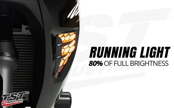 TST Nexus LED Front Turn Signals for Kawasaki Ninja 500 2024+ - Image 6