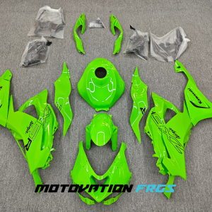 Kawasaki ZX6R 2024-2026 Green ABS Fairings | Motovation Frgs