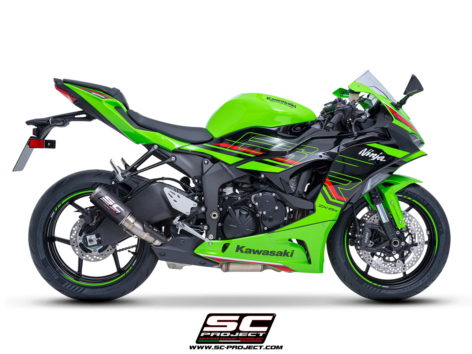 SC-PROJECT - CR-T Slip-on Silencer & Full Titanium Link Pipe (Compatible with OEM Catalyzer) NINJA ZX-6R 636 '19-26 - Image 6