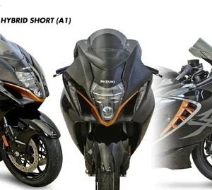 ZERO GRAVITY SERIES Short Double Bubble (A1) WINDSCREEN SUZUKI HAYABUSA 1300 2022-2025