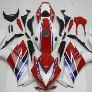 Honda CBR1000RR 2012-2016 White Red Blue  ABS Fairings | Motovation Frgs