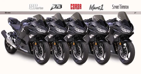 ZERO GRAVITY SERIES Corsa WINDSCREEN KAWASAKI Ninja 400 2018-2024 - Image 2