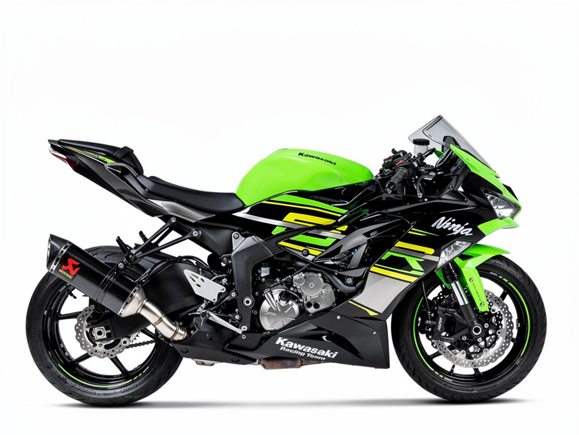 RACING SILENCER AKRAPOVIC CARBON KAWASAKI ZX-6R 636 2013-2026 - Slip on - Image 2