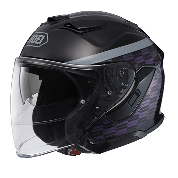 SHOEI J-Cruise3 ACCONIC TC-2 BLUE/BLACK Jet Helmet
