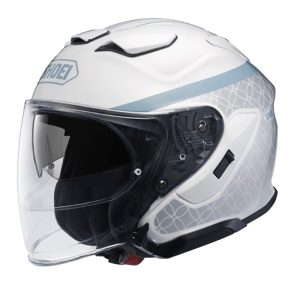 SHOEI J-Cruise3 ACCONIC TC-6 WHITE/BLUE Jet Helmet