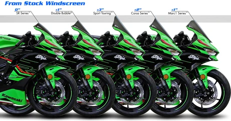 ZERO GRAVITY SERIES Sport Touring WINDSCREEN KAWASAKI Ninja ZX-4RR 2023-2025 - Image 3