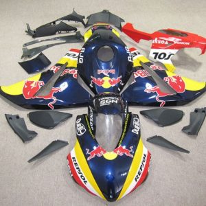 Honda CBR1000RR 2008-2011 Dark Blue Yellow Red Repsol Red Bull ABS Fairings | Motovation Frgs