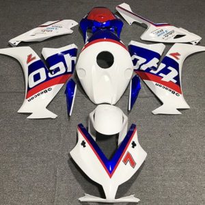 Honda CBR1000RR 2012-2016 White Red Blue Motul ABS Fairings | Motovation Frgs