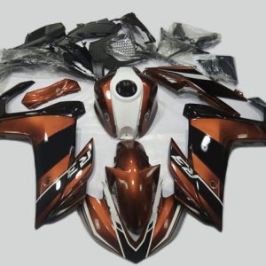 Yamaha YZF R3/R25 2015-2018 Brown White Black ABS Fairings | Motovation Frgs