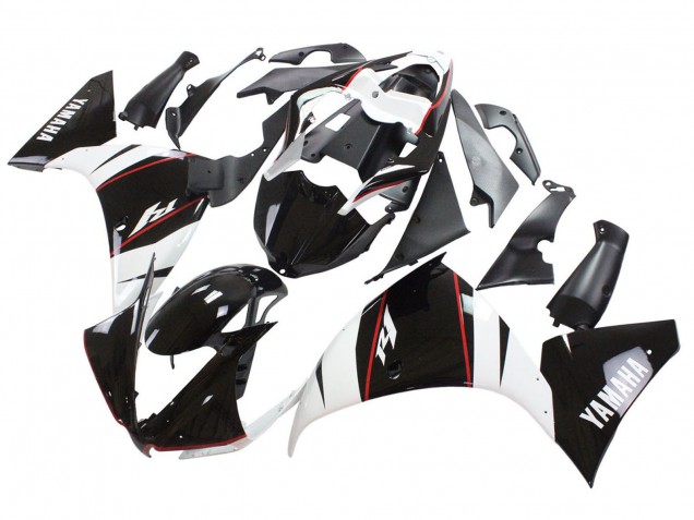 Yamaha YZF R1 2012-2014 White Red Glossy Black ABS Fairings | Motovation Frgs - Image 3