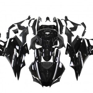Yamaha YZF R3/R25 2022-2024 Glossy Black ABS Fairings | Motovation Frgs