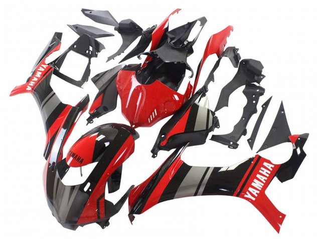 Yamaha YZF R1 2015-2019 Red Black Silver ABS Fairings | Motovation Frgs (Copy) - Image 3