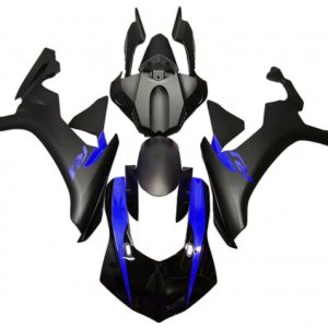 Yamaha YZF R1 2020-2025 Blue Matte Black ABS Fairings | Motovation Frgs