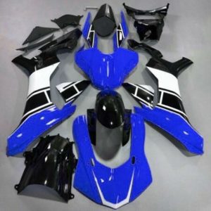 Yamaha YZF R1 2015-2019 Blue White Glossy Black ABS Fairings | Motovation Frgs (Copy)