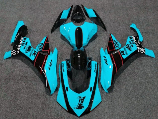 Yamaha YZF R1 2015-2019 Blue Black Red ABS Fairings | Motovation Frgs