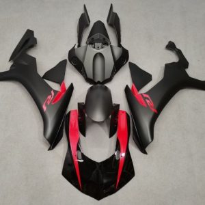 Yamaha YZF R1 2020-2025 Glossy Black Matte Black Red ABS Fairings | Motovation Frgs