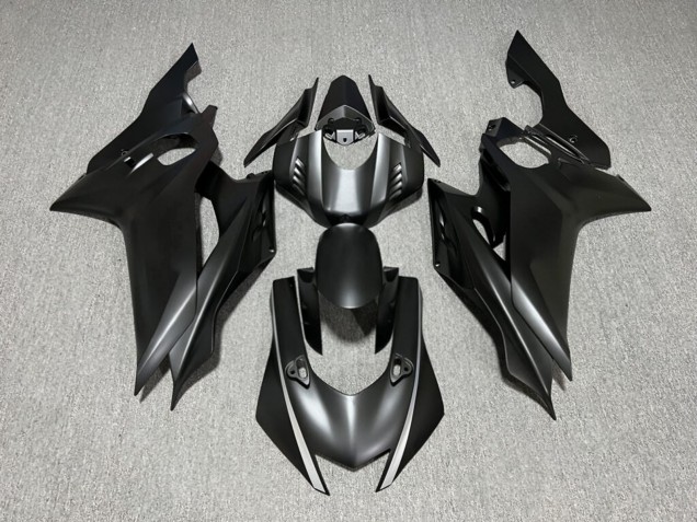 Yamaha R6 2017-2025 Matte Black ABS Fairings | Motovation Frgs
