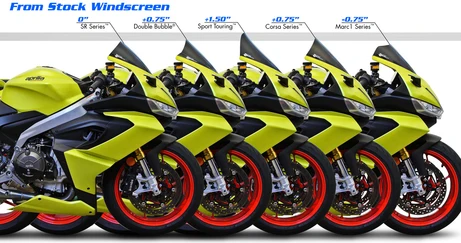 ZERO GRAVITY SERIES Double Bubble WINDSCREEN Aprilia RS 660 2020-2025 - Image 4