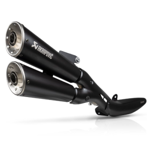 AKRAPOVIC EXHAUST SYSTEM BLACK STEEL KAWASAKI Z 900 RS / SE 2026 - Slip on