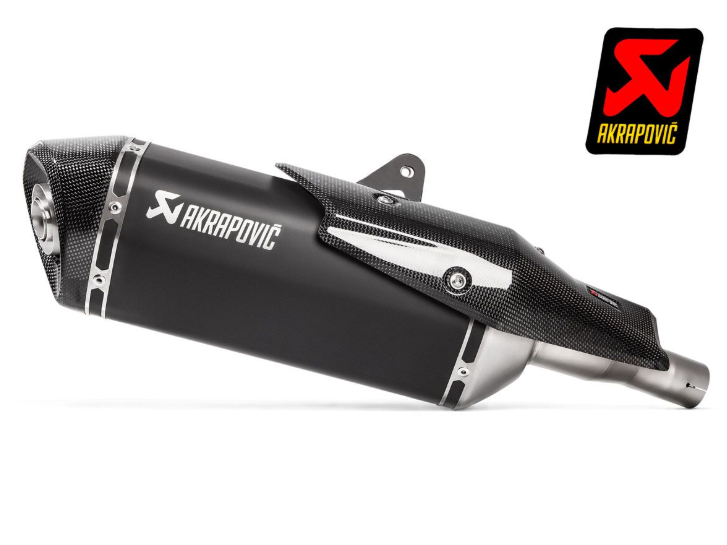 AKRAPOVIC BLACK TITANIUM SILENCER HONDA X-ADV 750 2017-2024 - Slip on
