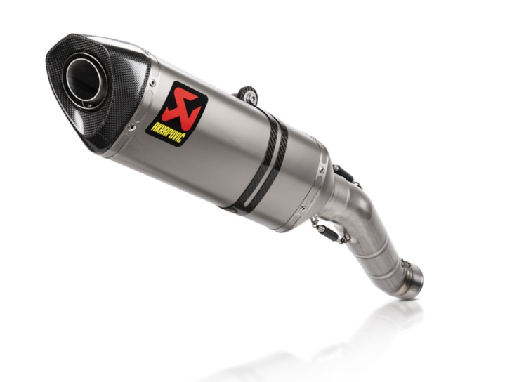 AKRAPOVIC TITANIUM RACING SILENCER APRILIA TUONO V4 2021-2026 - Slip on
