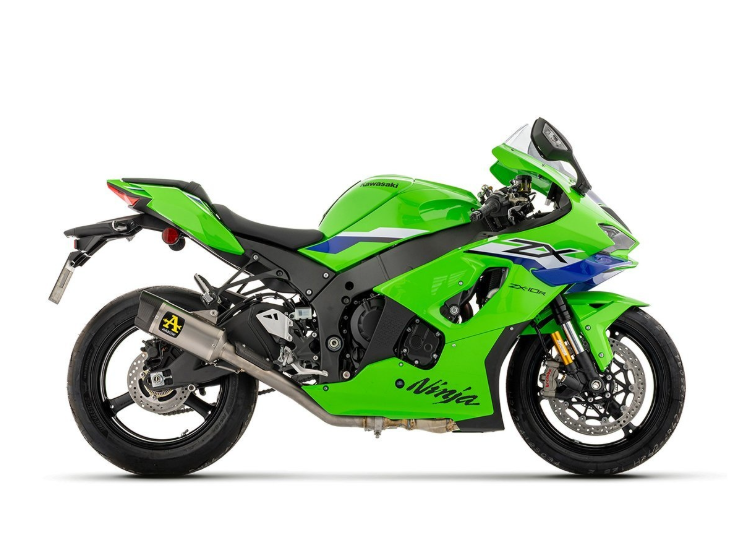 ARROW TITANIUM INDY RACE RACING SILENCER + MID PIPE KAWASAKI NINJA ZX-10R / RR 2026 - Slip On