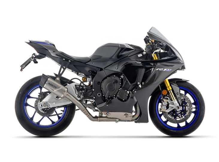 INTERMEDIATE RACING KIT INDY RACE EVO FULL TITANIUM ARROW YAMAHA YZF R1 2017-2025 - Slip On