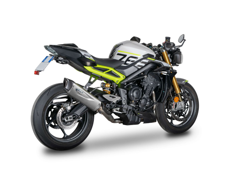 SPARK RACING FORCE EVO SPARTY EVO SEMICOMPLE EXHAUSE TRIUMPH STREET TRIPLE RS / R / S 2017-2019 - Image 3