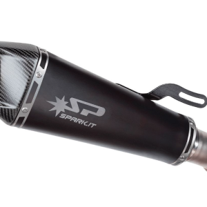 SPARK KONIX EVO BLACK STEEL SILENCER KTM SUPER DUKE 1390 R / EVO 2024 - Slip On