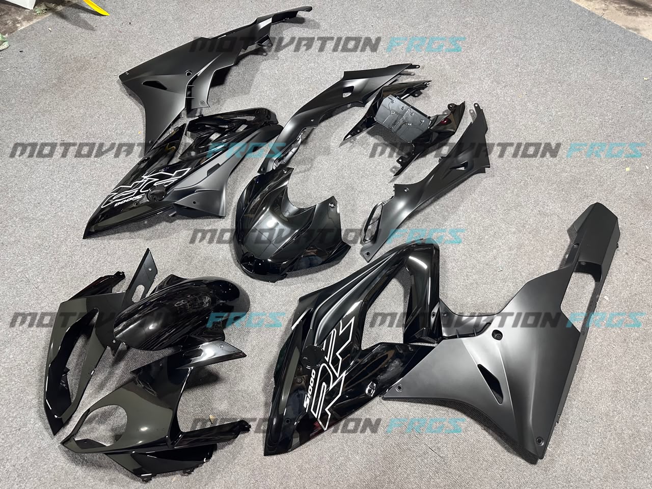 BMW S1000RR 2015-2018 Black ABS Fairings | Motovation Frgs - Image 3