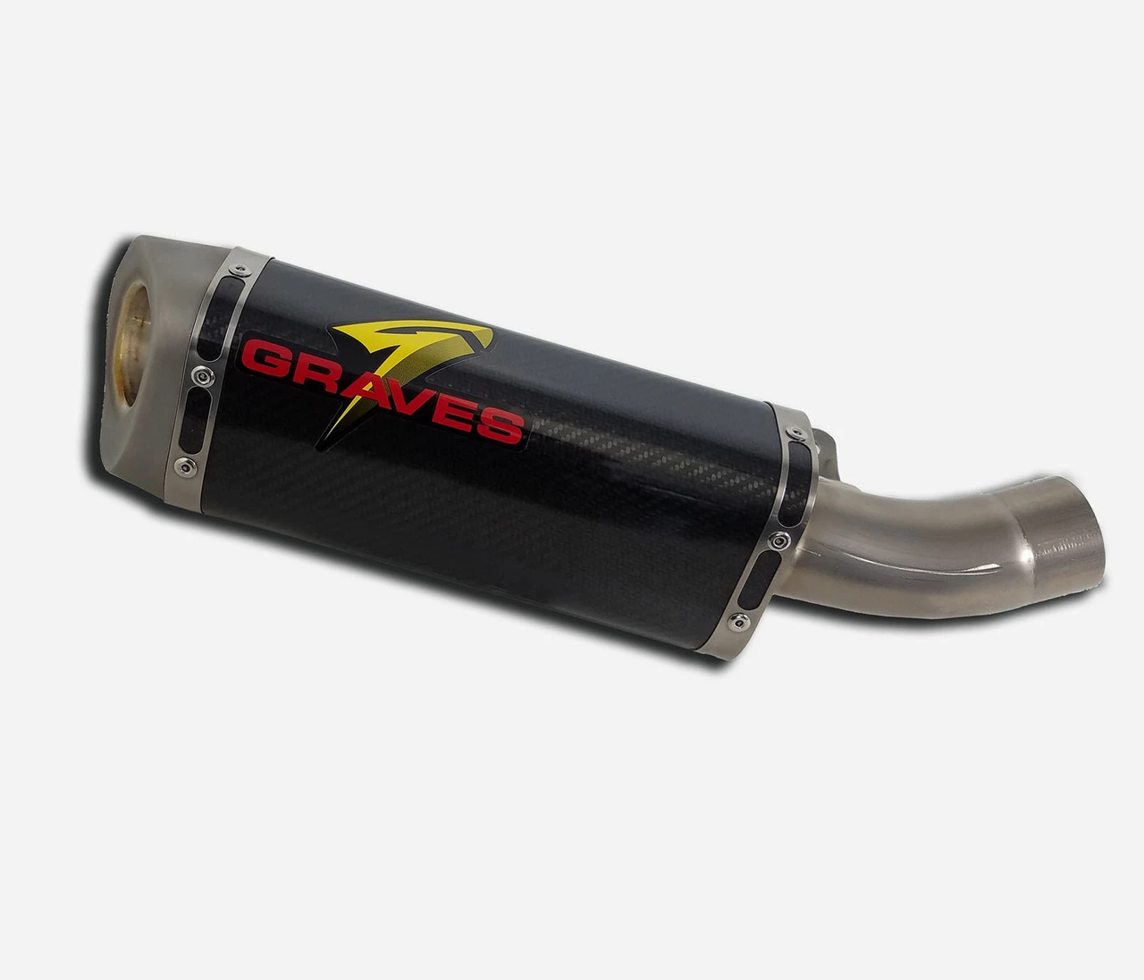 Graves Kawasaki ZX-6R Cat-Back Slip-on Carbon Exhaust - Image 3