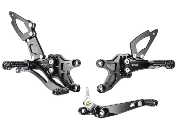 ADJUSTABLE REAR SETS KIT BONAMICI RACING HONDA CBR 600 RR 2007-2024