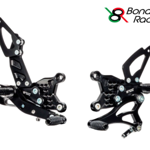 BONAMICI RACING ADJUSTABLE ROAD REAR SETS + LIGHT KIT APRILIA RSV4 / FACTORY 2017-2026