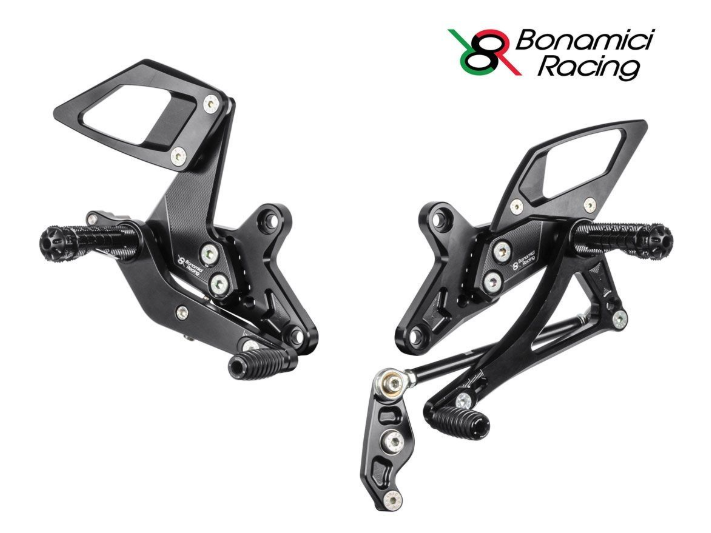 ADJUSTABLE REAR SETS KIT BONAMICI RACING KTM DUKE 790 2018-2022