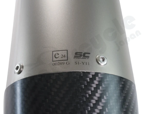 SC-PROJECT - S1 Slip-on Silencer (Street Legal / Euro 5 Compliant / Compatible with OEM Catalytic Converter) YZF-R1 / R1M '20-25 - Image 5